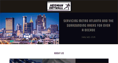 Desktop Screenshot of heismandrywall.com